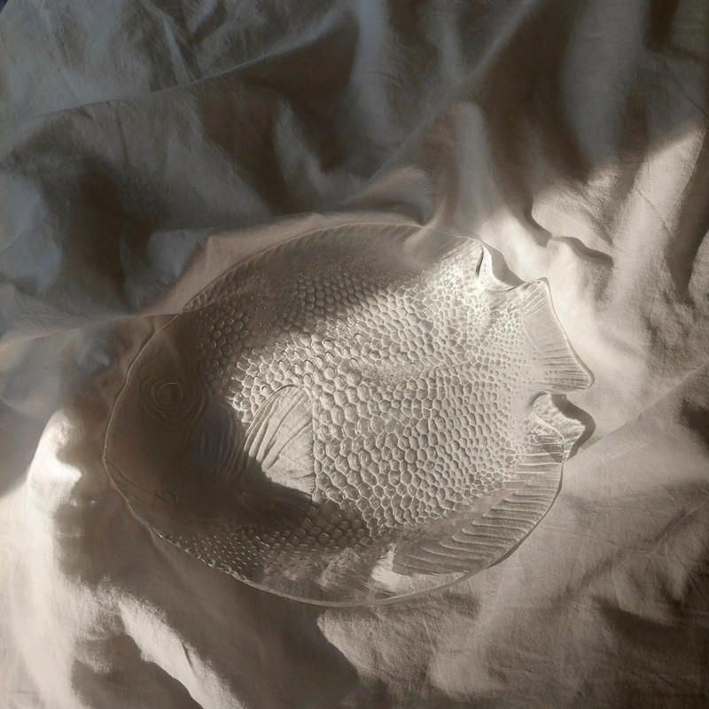 Arcopal vis schaal vintage