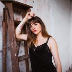 Wolf & Storm | Misty Black Velvet Camisole Biokatoen