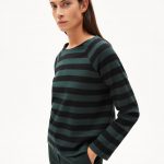 Armedangels Delaa Stripe Dark Scarab