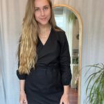 Wolf & Storm Duurzame Jurk Linnen Zwart 2