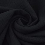 Isa Duurzame Blouse Mousseline Zwart