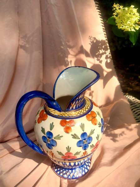 kanteelvaas vintage Gouda