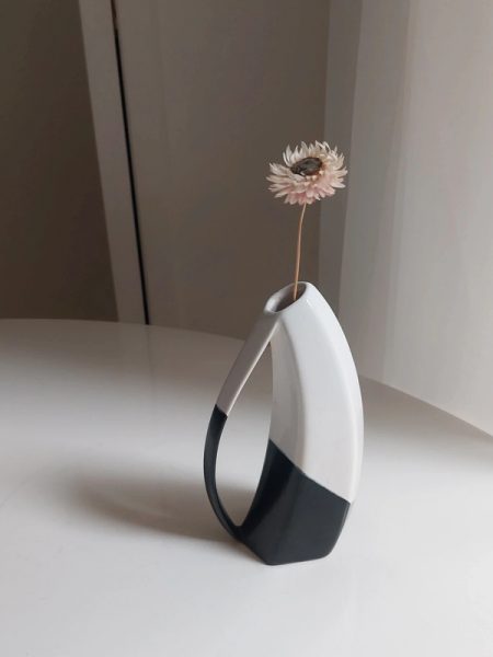 Vintage Vaasje Zwart Wit 1