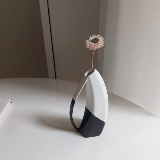 Vintage Vaasje Zwart wit Vintage Vaasje Zwart Wit 1