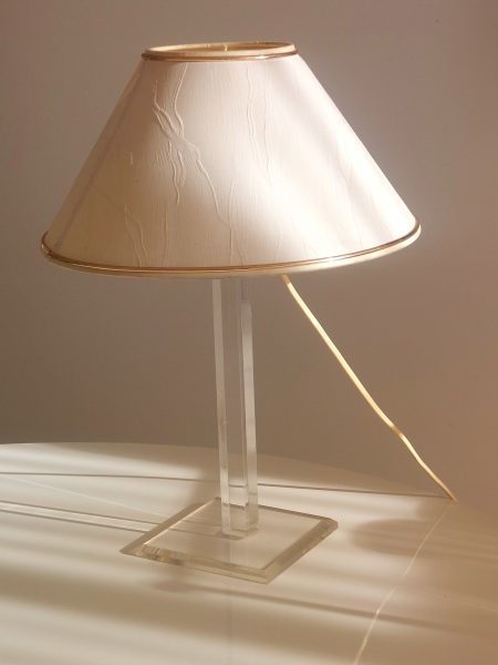 Vintage Plexiglas Lamp Hollywood Regency Vintage Hollywood Regency Lamp