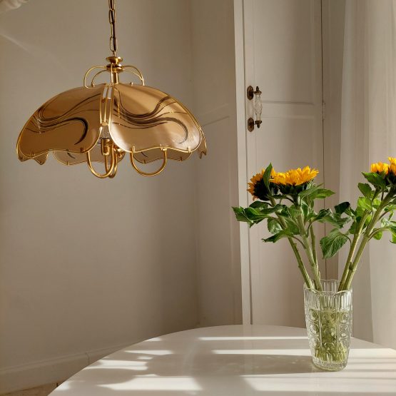 Hollywood Regency Hanglamp Herda Vintage Lamp 4 Hollywood Regency Hanglamp Herda Vintage Lamp 5