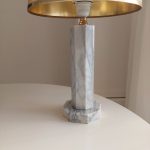 Marmeren Tafellamp Vintage