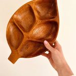 Schaal Teakhout Vintage 1