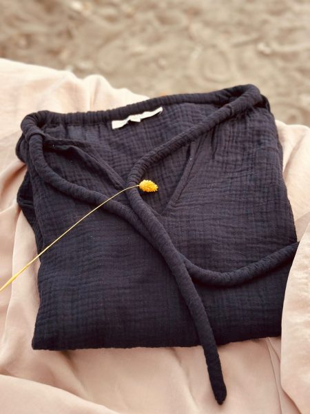 Duurzame Blouse Mousseline Zwart