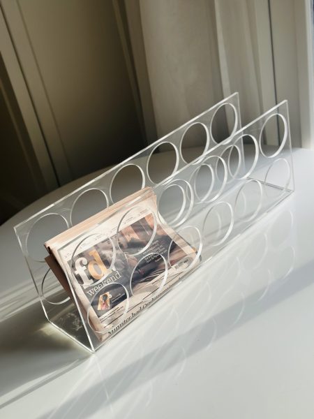 Vintage Plexiglas Acryl Wijnrek XL