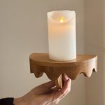 wandconsole hout