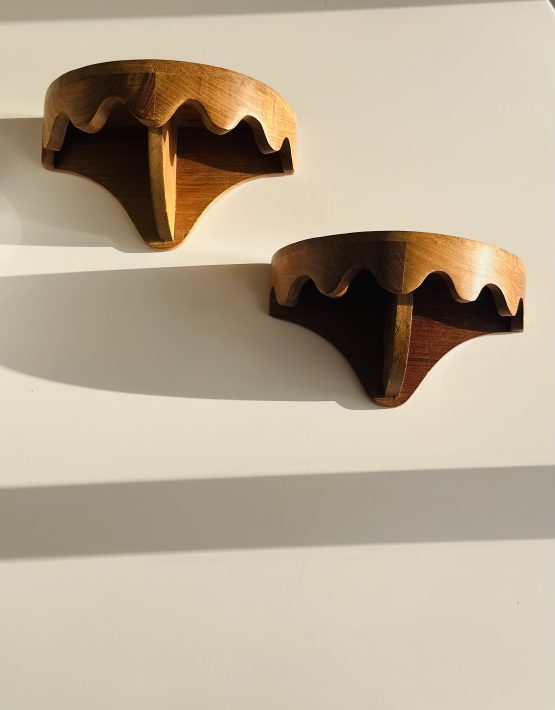 wandconsole hout