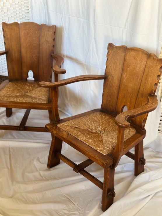 Artifort Fauteuil Eikenhout Kloosterstoel 8