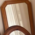 Vintage Grenen Spiegel Midcentury 1