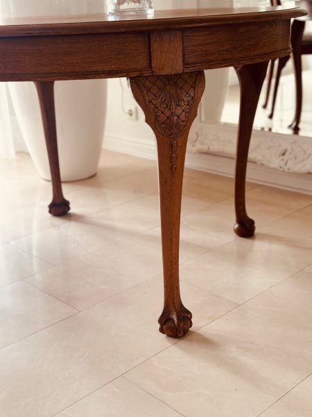 Chippendale Tafel Ovaal