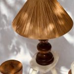 Vintage Lamp Hout Japandi Wabi Sabi 1