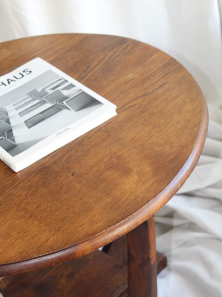 Art Deco Sidetable Bijzettafel Plantentafel Rond