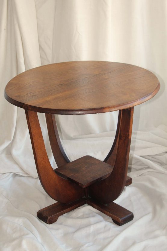 Art Deco Sidetable Bijzettafel Plantentafel Rond