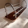 Midcentury Modern Kapstok Chrome Hoedenrek 78 cm
