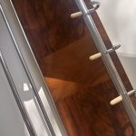 Midcentury Modern Kapstok Chrome Hoedenrek 78 cm